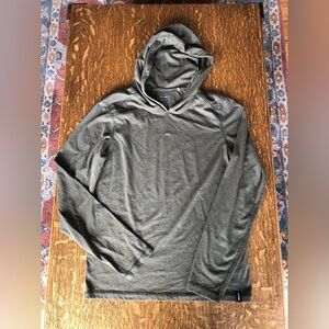 PrAna Men’s Lightweight Hooded Long-Sleeve Shirt - Olive